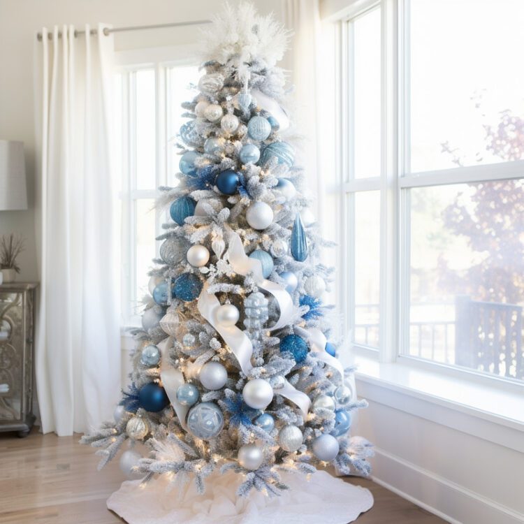 25 Best Blue And Silver Christmas Decor Ideas - Kyla G Home